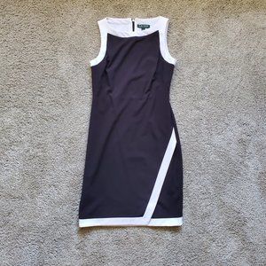 Ralph Lauren Black and White Dress - Size 2